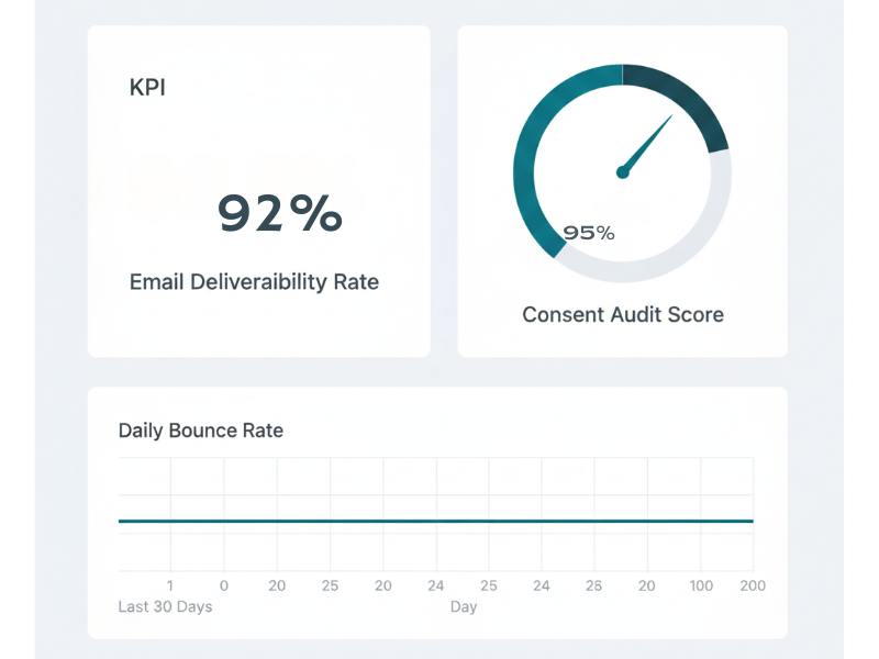 Placeholder chart showing data validation rate