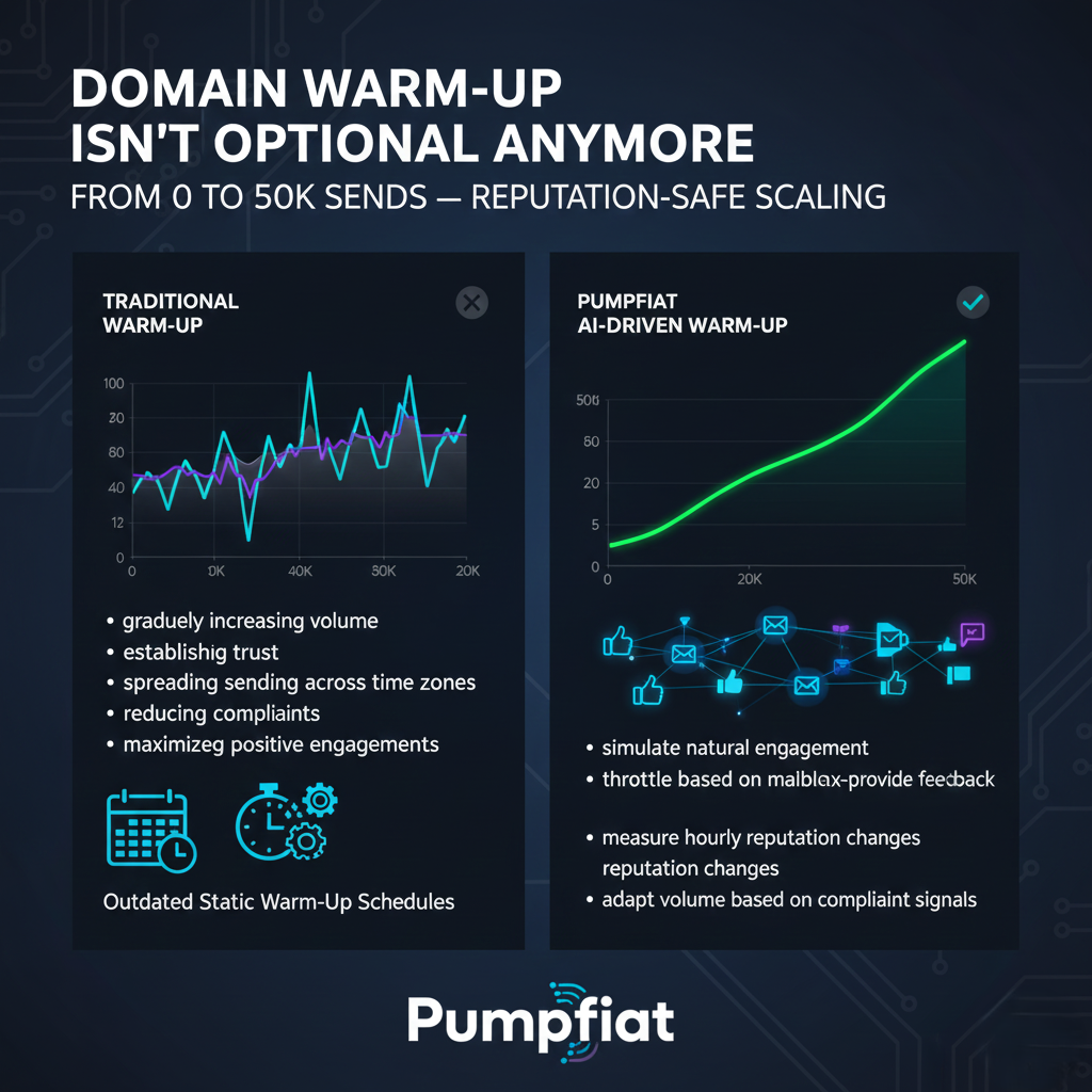 AI-Driven Domain Warm-Up Progression